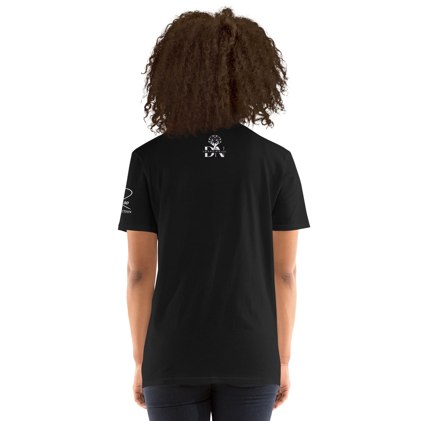 Unisex White Roo Collection Black T-shirt